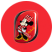 Расческа Compact Styler Minnie Mouse Rosy Red