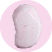 Расческа The Original Magic Marble Pink