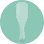 Расческа The Ultimate (Wet) Detangler Fine & Fragile Dark Teal