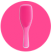 Расческа The Wet Detangler Popping Pink